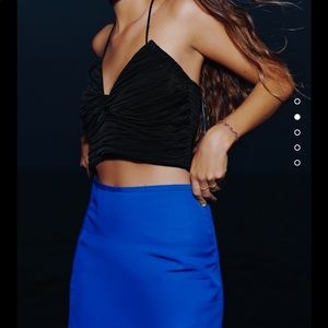 Zara Satin Effect Skirt